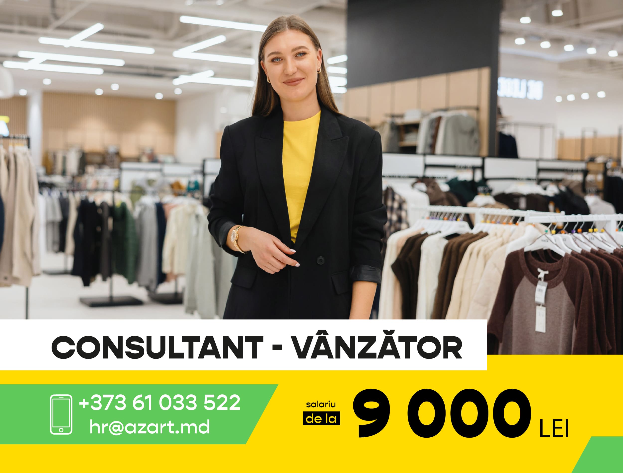 Consultant-vânzător la AZART