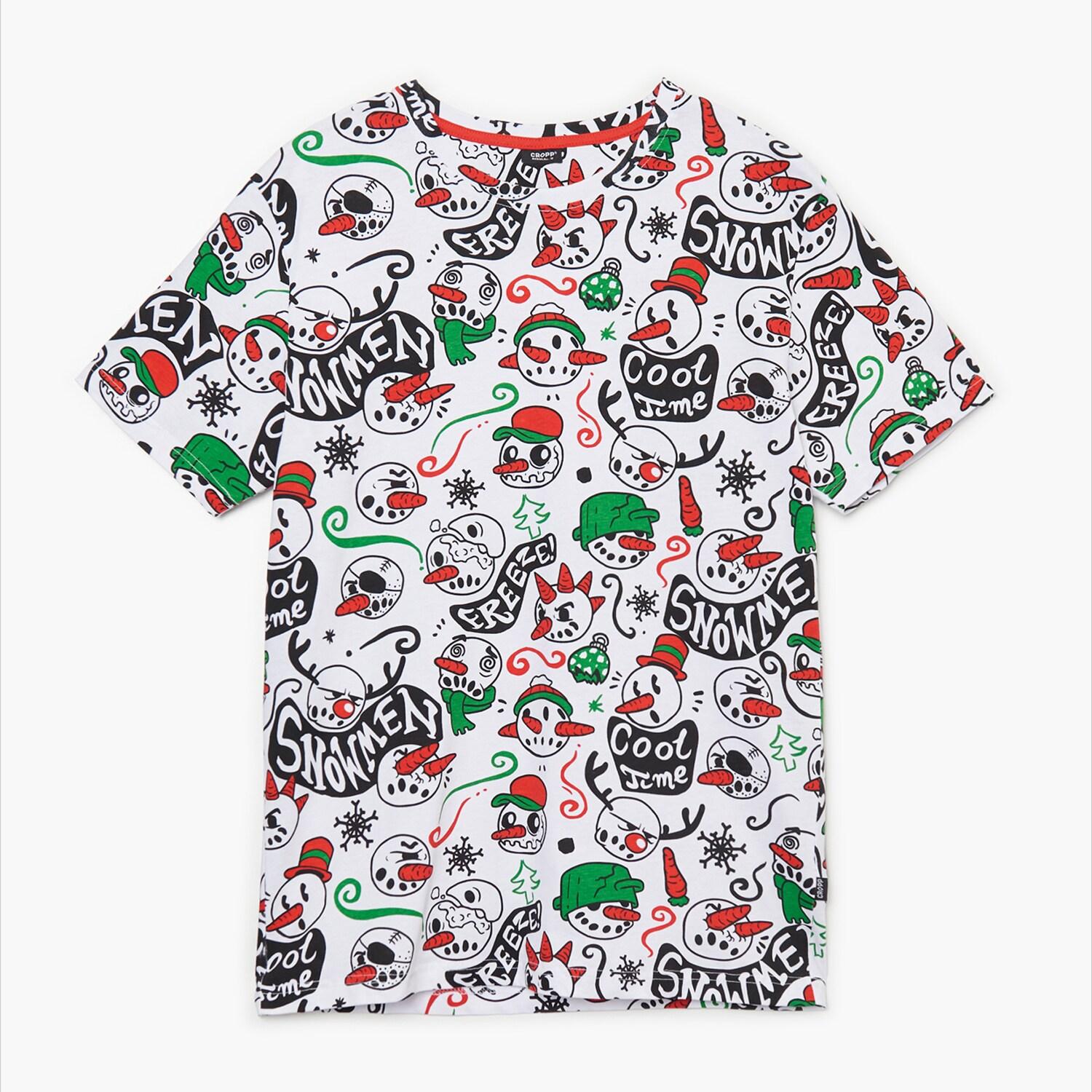 Tricou CROPP Christmas photo