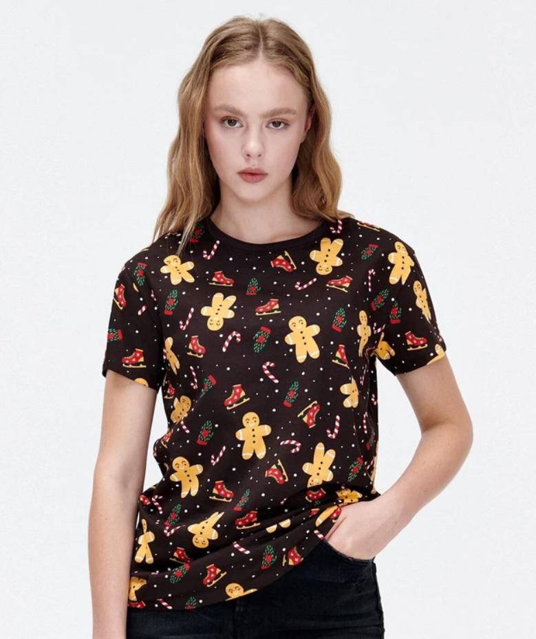 Tricou CROPP Christmas photo