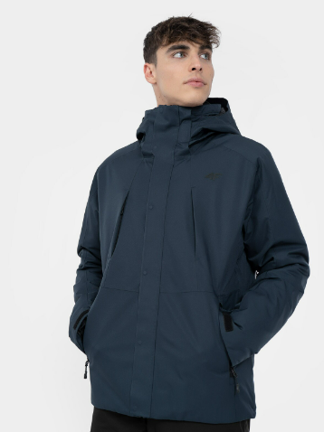 Men's ski jacket 8,000 membrane - navy blue - Size S photo