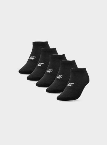 Women's casual ankle socks (5-pack) - black - Size 39-42 photo