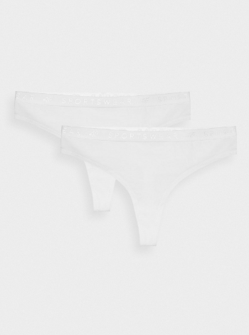 Lenjerie bikini (2-pack) pentru femei - alb - Mărimea S photo