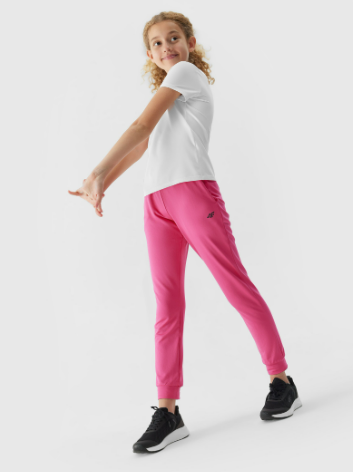 Pantaloni jogger de sport pentru fete - roz  - Mărimea 146/152 (10-12 ani) photo