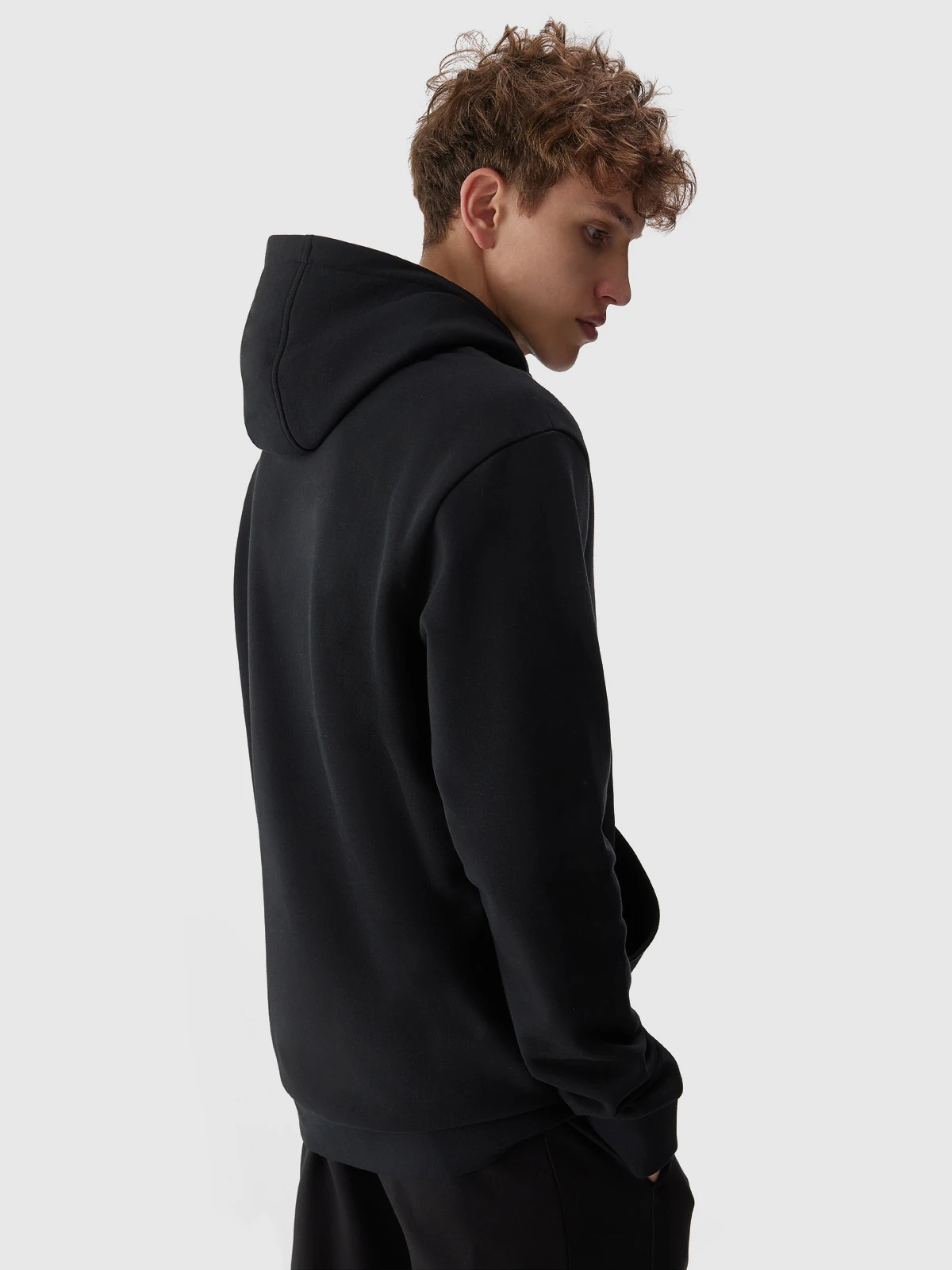 Men's pullover hoodie - black - Size XXL photo 2