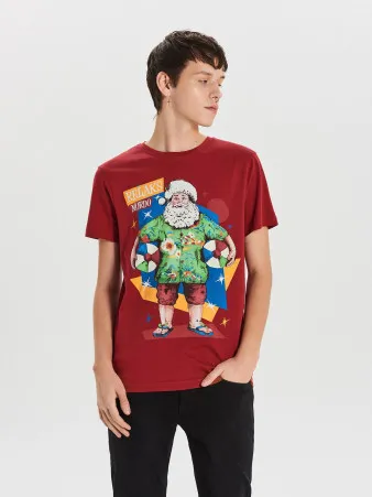Tricou CROPP Christmas photo