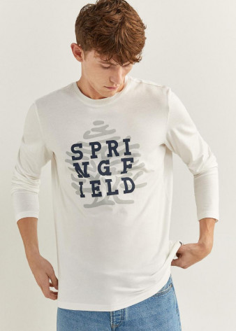 Футболка с длинными рукавами SPRINGFIELD Casual photo