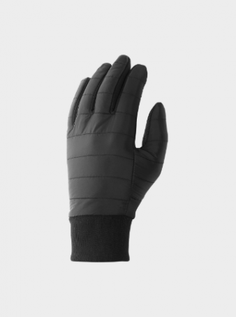 product Unisex Touch Screen knitted gloves - black - Size L