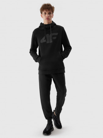 Men's pullover hoodie - black - Size XXL photo